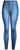 Classic Blue Cotton Blend Basic Causal Fun Printed Leggings
