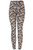 Small Blue Flower Cotton Blend Basic Causal Fun Printed Leggings
