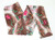 Brown Paisley Cotton Blend Basic Causal Fun Printed Leggings