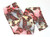 Coral Red Paisley Cotton Blend Basic Causal Fun Printed Leggings