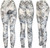 Ice Abstract Cotton Blend Basic Causal Fun Printed Leggings