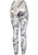 Ice Abstract Cotton Blend Basic Causal Fun Printed Leggings