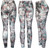Shade Abstract Peony Cotton Blend Basic Causal Fun Printed Leggings