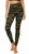 Army High Waist Women's Denim Print Fake Faux Jeans Leggings Pants