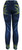 Lightning High Waist Women's Denim Print Fake Faux Jeans Leggings Pants