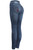 Women's Classic Rose Denim Print Fake Faux Jeans Leggings Pants