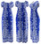 Bohemian Smoked Summer Sundress Long Dress Blue