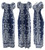 Bohemian Smoked Summer Sundress Long Dress Navy