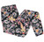 Black Paisley Cotton Blend Basic Causal Fun Printed Leggings