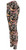 Black Paisley Cotton Blend Basic Causal Fun Printed Leggings