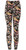 Black Paisley Cotton Blend Basic Causal Fun Printed Leggings