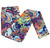 REG/Plus Super Soft Cotton Blend Basic Workout Printed Pattern Leggings Colorful Mosaic