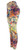 Colorful Mosaic Cotton Blend Basic Causal Fun Printed Leggings