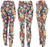 Flower Paisley Cotton Blend Basic Causal Fun Printed Leggings