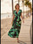 Deep v neck line with smocked under bust