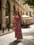 Boho smocked summer sundress long dress!
