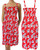 Beautiful roses flower pattern summer dress. Sundress cover up is great for casual days at the park or beach .The pattern of big roses is so striking and unique, and the dress is so comfortable to wear.