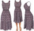Floral Flared  Black Flowy Smocked Summer Sun Dress