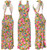 Strappy Yellow Backless Floral Summer Long Maxi Party Dress