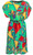 Rasta Cotton Summer Vintage, African, Flower Tunic Dress