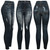 These jean leggings combine the fashionable look of denim with the comfort of leggings. They’re made of a stretchy material that allows for a skinny jeans look without the discomfort of regular jeans. Match them with your favorite boots or heels and watch the compliments roll in.