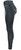 Ripped Black High Waist Women's Denim Print Fake Faux Jeans Leggings Pants