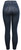 Classic Black High Waist Women's Denim Print Fake Faux Jeans Leggings Pants
