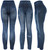 These jean leggings combine the fashionable look of denim with the comfort of leggings. They’re made of a stretchy material that allows for a skinny jeans look without the discomfort of regular jeans. Match them with your favorite boots or heels and watch the compliments roll in.
