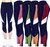 Rose Workout Leggings with Pockets High Waist Athletic Active Pants