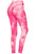 Pink Tie Dye Workout Booty Butt Lift High Waist Bubble Textured Scrunch Butt Leggings