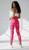Pink Tie Dye Workout Booty Butt Lift High Waist Bubble Textured Scrunch Butt Leggings