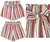 Elegant shorts features pull-on closure, belt tie and functional side pockets. Choose from many fun summer themed prints like stripped shorts, Hawaiian shorts, floral and rose print hi waisted shorts, aztec shorts and nautical shorts. We also have watermelon print typical vacation themed print! Colorful print loose elastic waist shorts. Belted Waist Shorts for women. Those Bowknot Summer Shorts are perfect to pair with any clothing: with cami top, short sleeve blouse, coat, crop top, long sleeve tee.