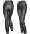 Classic Stretchy Faux Leather Leggings High Waisted Pants