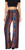 Navy Flower Aztec Pleated Palazzo Wide Leg Causal Summer Pants
