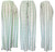 Mint Pin Striped Palazzo Wide Leg Lounge Summer Pants