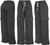 Black Quick Dry Summer Hiking Cargo Pants with Button Detail
