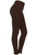 Brown Fleece Winter Thick Warm Basic Stretchy Leggings