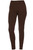 Brown Fleece Winter Thick Warm Basic Stretchy Leggings