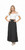 Smocked Waist Black Summer Women Cotton Blend Solid Gypsy Skirt Long Maxi Skirt Boho