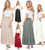 Smocked Waist Red Summer Women Cotton Blend Solid Gypsy Skirt Long Maxi Skirt Boho