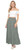 Smocked Waist Olive Summer Women Cotton Blend Solid Gypsy Skirt Long Maxi Skirt Boho