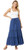 Blue Summer Cotton Maxi Skirt