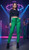 High Stretch Green Pencil Trousers Cotton Jeggings for Women Cargo Pocket Skinny Pants