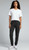 Tapered Brushed Black Jogger Pants Activewear Joggers Track Cuff Sweatpants
