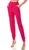 Hot Pink jogger pants, soft lightweight joggers pants for women