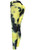 Yellow Tie dye Workout Booty Butt Lift High Waist Textured Scrunch Butt Bubble Leggings