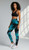 Exercise Blue tie dye leggings. Textured work out leggings. Gym leggings