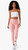Solid Pink Leggings with Pockets Soft Non See Through Workout Leggings