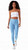 Solid Sky Blue Leggings with Pockets Soft Non See Through Workout Leggings