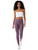 Solid Mauve Leggings with Pockets Soft Non See Through Workout Leggings